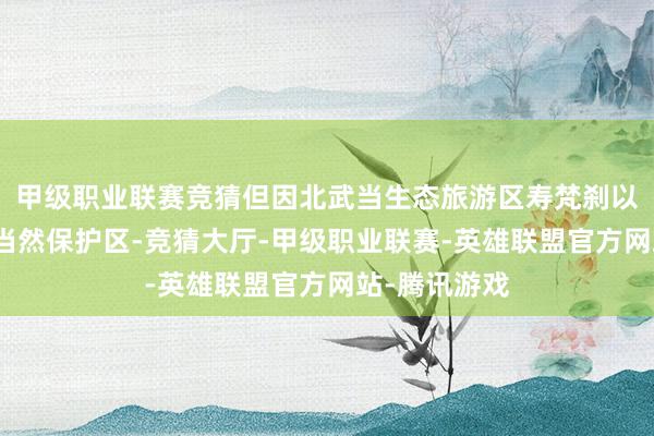甲级职业联赛竞猜但因北武当生态旅游区寿梵刹以北为贺兰山当然保护区-竞猜大厅-甲级职业联赛-英雄联盟官方网站-腾讯游戏