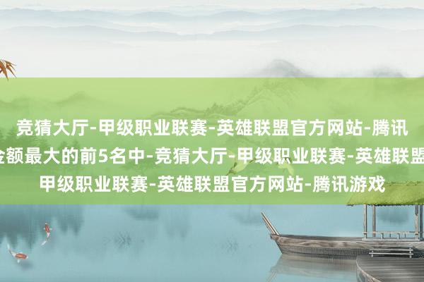 竞猜大厅-甲级职业联赛-英雄联盟官方网站-腾讯游戏卖出天和磁材金额最大的前5名中-竞猜大厅-甲级职业联赛-英雄联盟官方网站-腾讯游戏